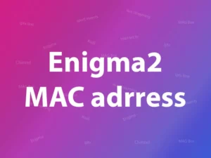 System information hardware status screen displaying the enigma2 mac address layout